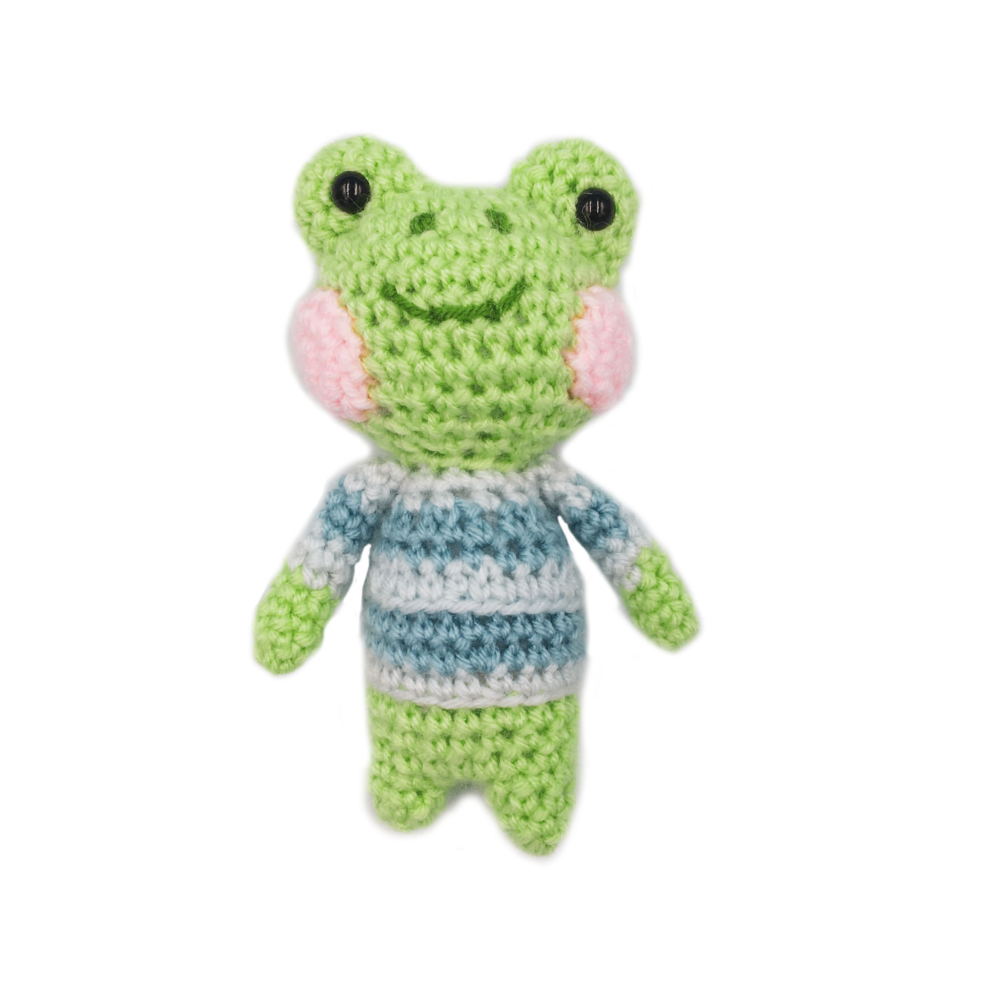 matching frog plushies
